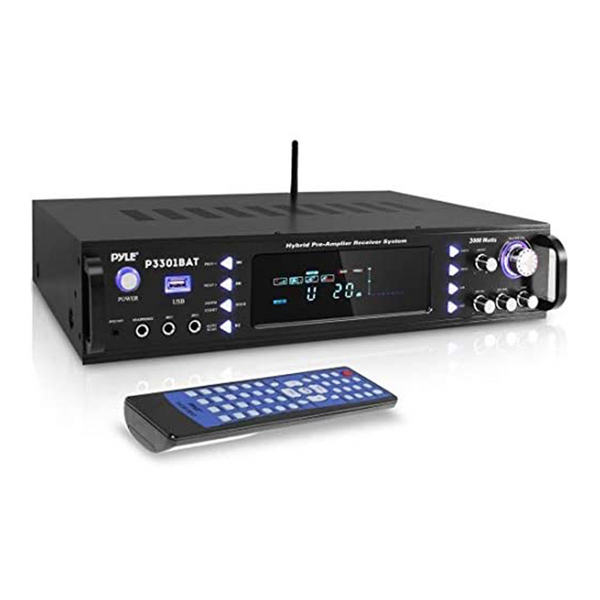 Electronic Corp  Amplificateur Sans fil Bluetooth 3000 W avec Système de  Récepteur Audio Pyle P3301BAT